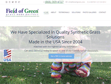 Tablet Screenshot of fieldofgreen.com